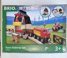 Brio World 33719 Bauernhof Set, Holzeisenbahn