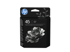 HP 45 Black Original Ink Cartridge, 930 pages, 51645A 140