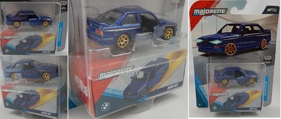 Majorette 8502001000 BMW M3 Sport Evolution (E30) blau, SHOWROOM DELUXE CARS