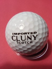 CLUNY IMPORTED SCOTCH LOGO GOLF BALL GREAT FOR ANY VINTAGE COLLECTION