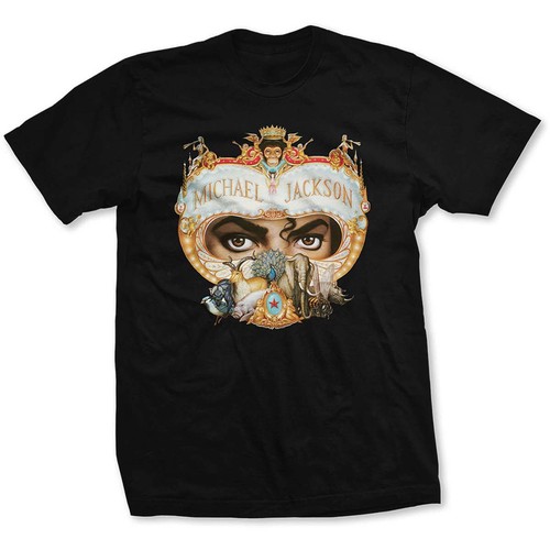 Rock Off Maglietta Ufficiale Michael Jackson Dangerous – Unisex – 100% Cotone – Taglia Small