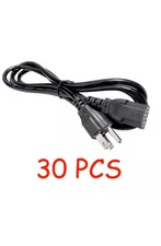 30 pack AC Power Cord Cable Desktop Monitor Computer PC 5ft IEC320
