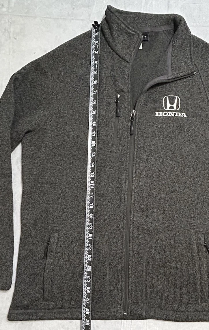 Honda Cars Motor Full Zip Fleece Jacket Coat Men’s M Employee - product detail image 7