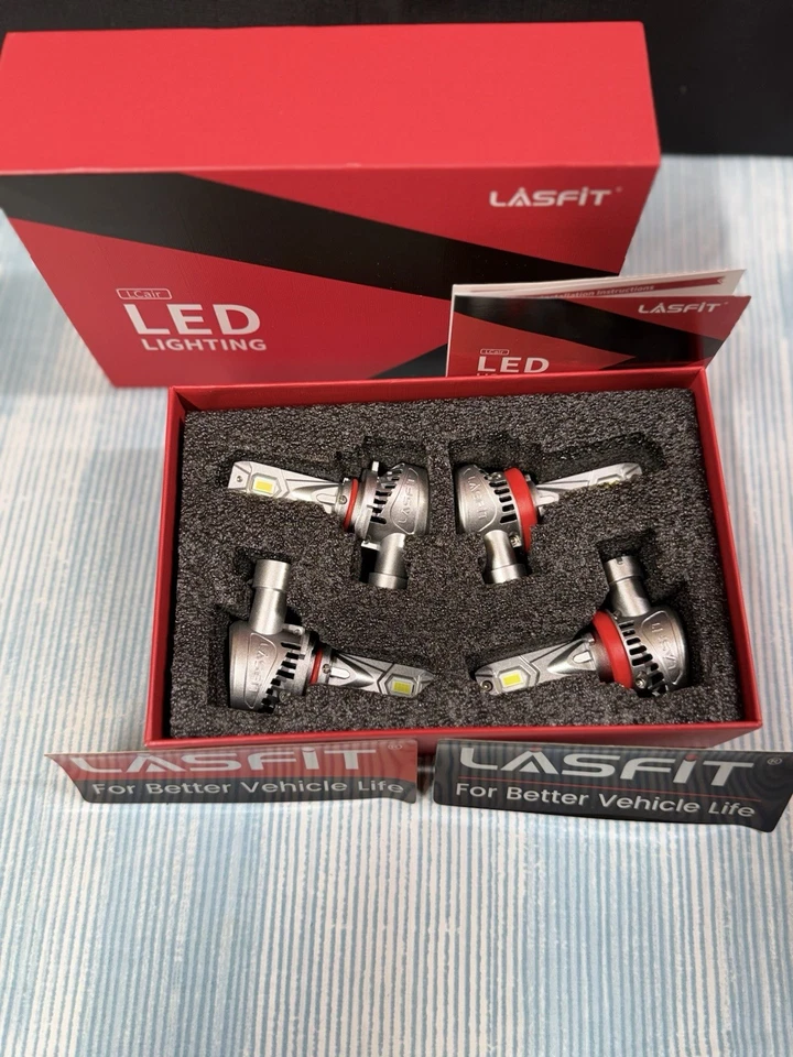 PACK OF 4 LASFIT 12-16V LED Light Bulbs Lumens 6000K Cool White 1105 Retail 119 - Image 2 of 4