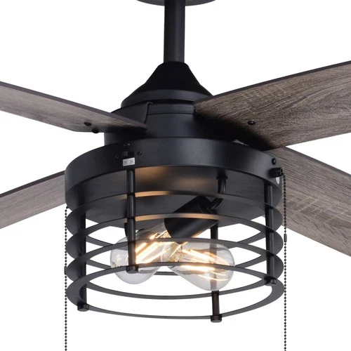 Vaxcel Lighting F0123 52" 4 Blade Indoor Ceiling Fan - Black - Picture 2 of 12