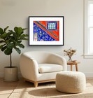 The Crystal Ball Room Unique Abstract Expressionism Wall Art Canvas Acrylic. — photo 6
