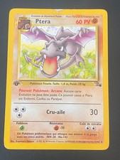 CARTE POKEMON PTERA 1/62 EDITION 1 FR HOLO WIZARDS FOSSILE - PL