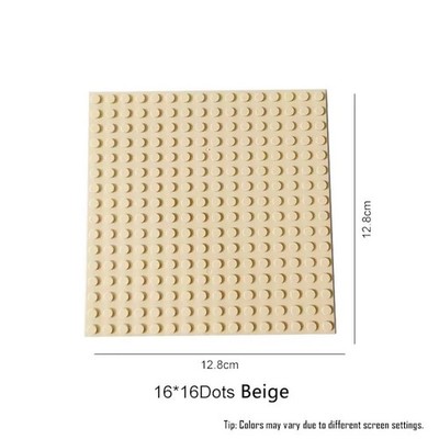   LEGO 16x16 (12,8x12,8 cm) kompatible Grundplatte - Kinderspielzeug Arbeit
