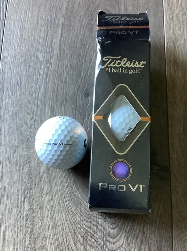 Titleist PRO V1 Golf Balls Sleeve - 3 Balls NEW NIB - Picture 8 of 9