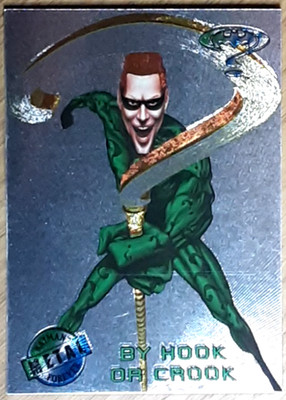 1995 Batman Forever Silver Flasher Card 5 BY HOOK OR CROOK.