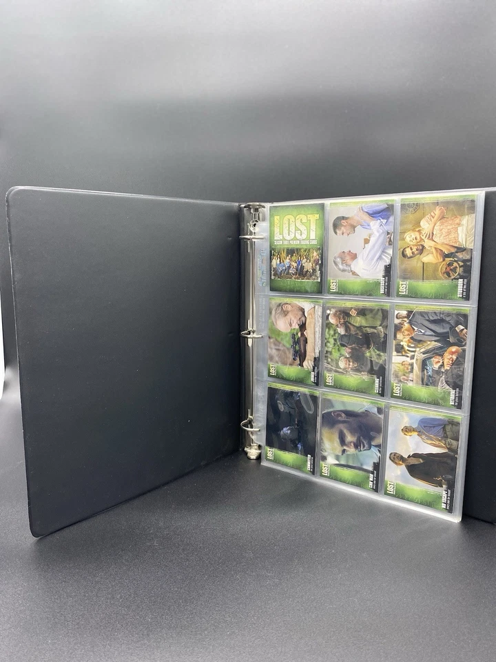 Inkworks LOST Temporada Tres 3 2007 Juego de Carpeta de Álbum de Tarjetas 90 Insertos Promocionales de Persecución Foto 4 de 4