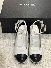 Authentic Chanel Heels Marry Jane Style Size 36 Excellent condition