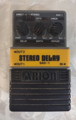 Vintage Arion SAD-1 Stereo Delay Pedal Analog MIJ Japan BBD MN3205 Rare