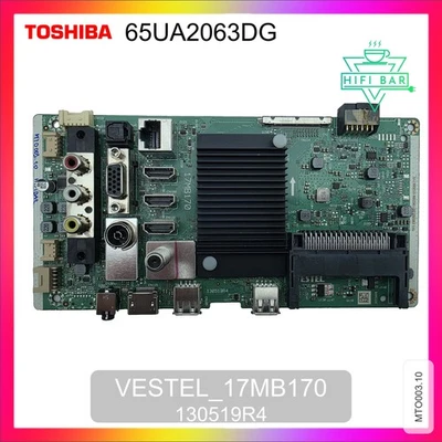 ✅ Carte Mère pour TV TOSHIBA 65UA2063DG VESTEL 17MB170 130519R4 ✅ - Photo 1/4