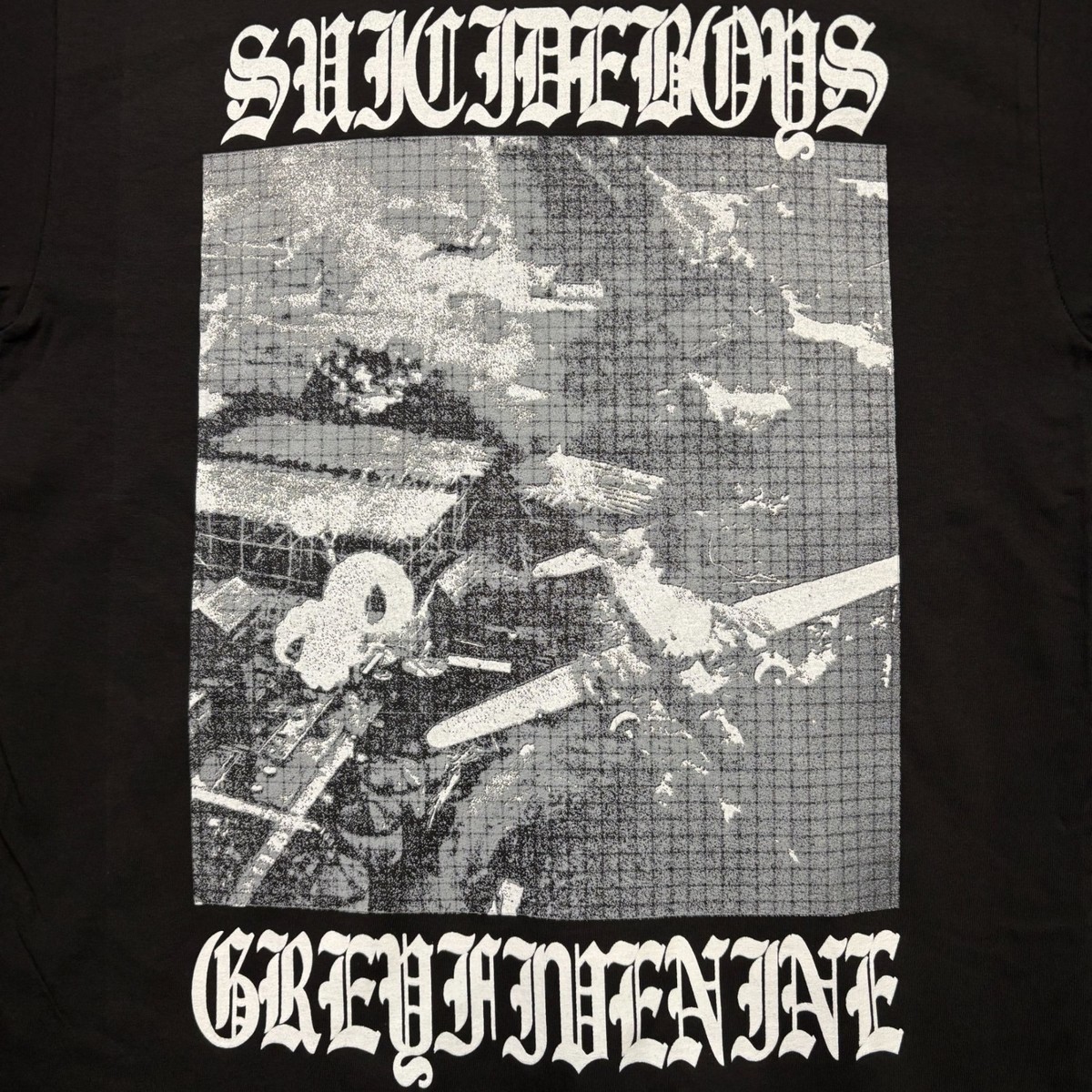 G59 Records x The Suicideboys Grey Five Nine Plane Hip-Hop LS Tee