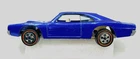 Hot Wheels Redline Custom Charger 1968 Blue White Int. Nice!!!