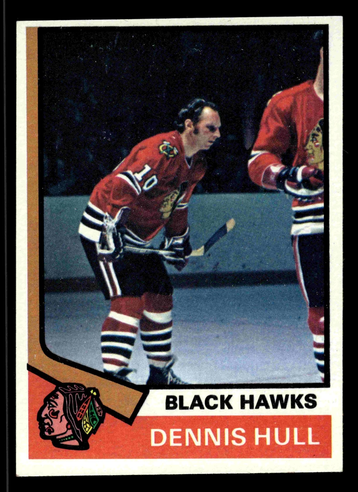 1974-75 Topps Dennis Hull #150 - Chicago Blackhawks
