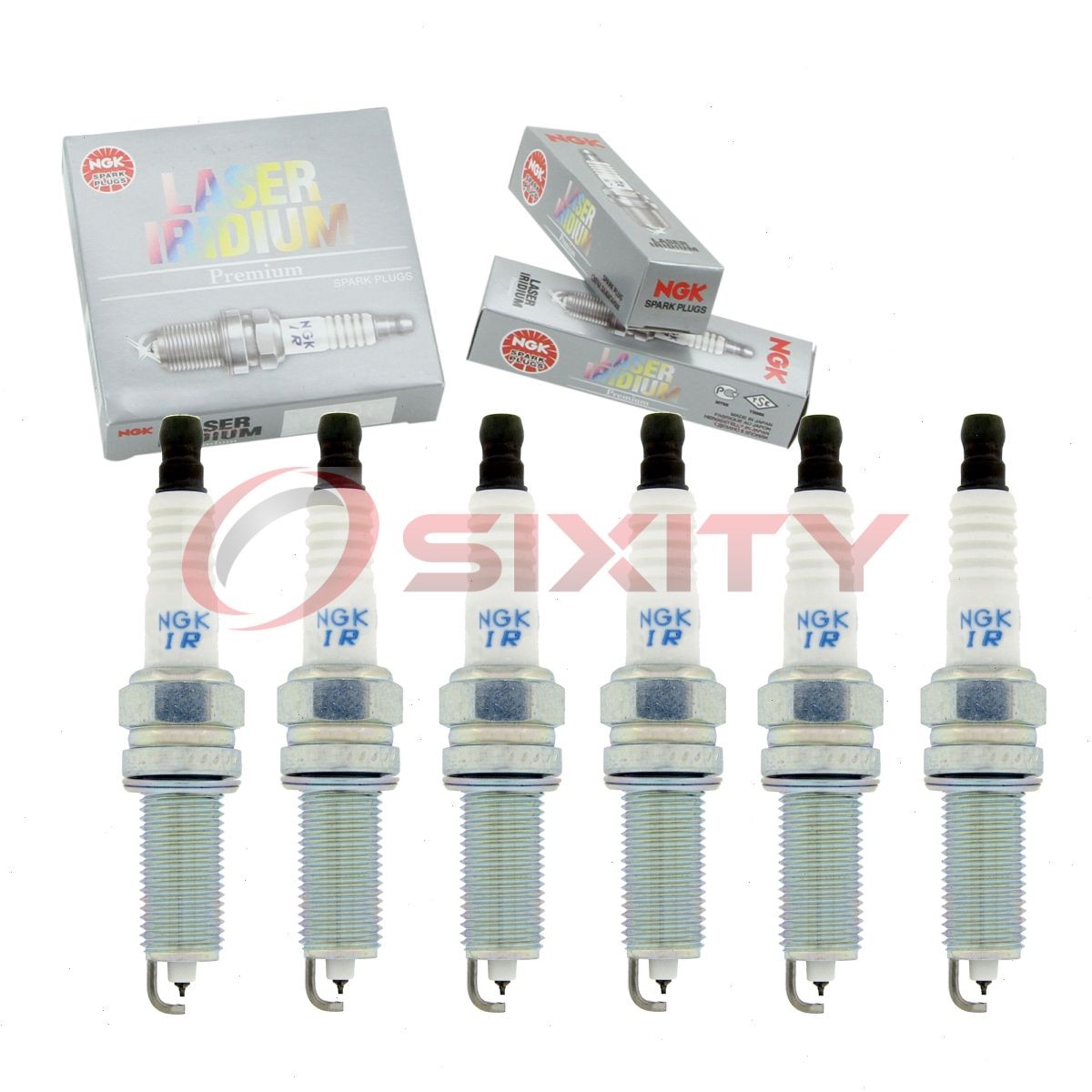 6 pcs NGK Laser Iridium Spark Plugs for 2009-2011 Kia Borrego 3.8L V6 - ez