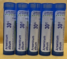 Boiron Homeopathic Arsenicum Album for Diarrhea and Vomiting 80 Count Lot of 5 