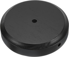 5.75 Inch x 1.2 Inch Round Solid Wooden Lamp Base Size: 5.75 x 1.2