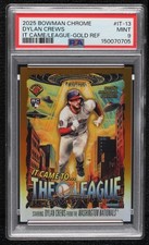 2025 Bowman Chrome Gold Refractor 15/50 Dylan Crews #IT-13 PSA 9 MINT 1n2n