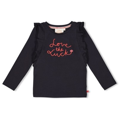 JUBEL Shirt Queen of Hearts Luck anthrazit Größe 122 H/WINTER 2025/2026 - NEU