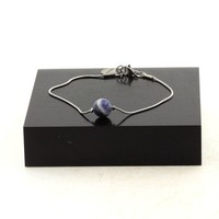 Steine Und Mineralien. Armband Aus Edelstahl 1 Sodalit Perle 8 Mm.