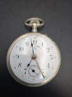 ​Antique Swiss Alarm Pocket Watch - Working Patent 17102 Art Deco / Victorian — photo 1