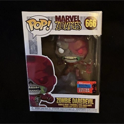 Funko Pop! Vinyl Marvel Zombies Zombie Daredevil #666 Fall Convention Limited E…