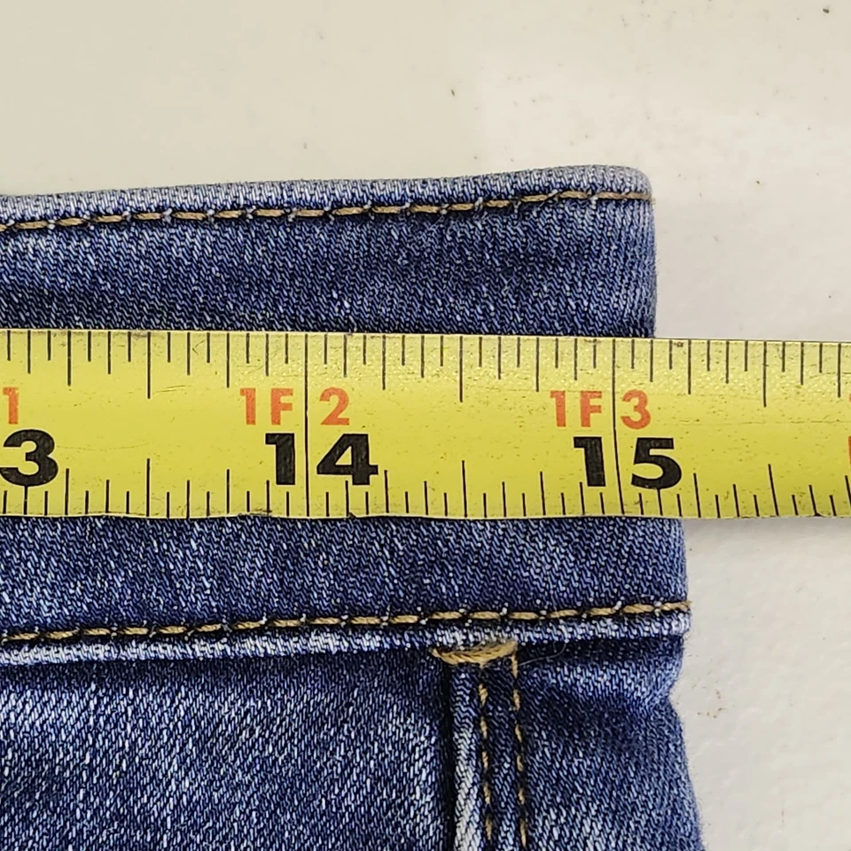 Pantalones de mezclilla ajustados Lularoe Magic Waist talla 28 desgastados elásticos moldeadores Foto 2 de 4