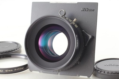 NIKKOR W 180mm F5.6 Copal #1＋レリーズ付 MINT] Nikon Nikkor W 180mm f/5.6 Copal 1 Shatter Large Format Lens