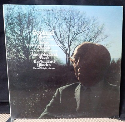 Copland Quartet For Piano and Strings - Columbia Masterworks LP  1967