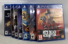 Sony PlayStation 4 Games (Red Dead Redemption/Marvel Avengers/Etc)(Untested/VG)