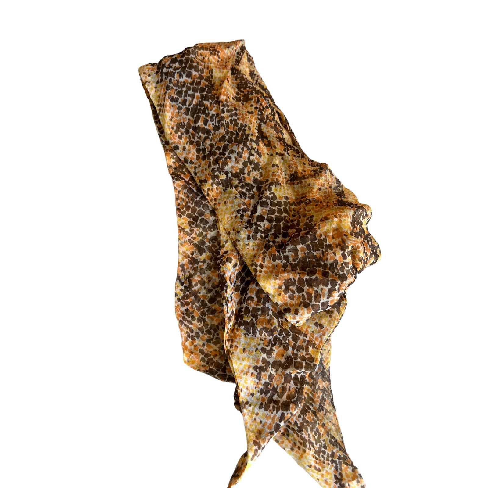 Python Snake Print Chiffon Scarf - image 4