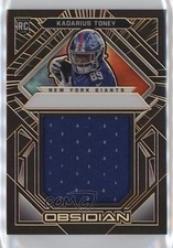 2021 Obsidian Volcanic Material Electric Etch Orange 12/75 Kadarius Toney 1hs9