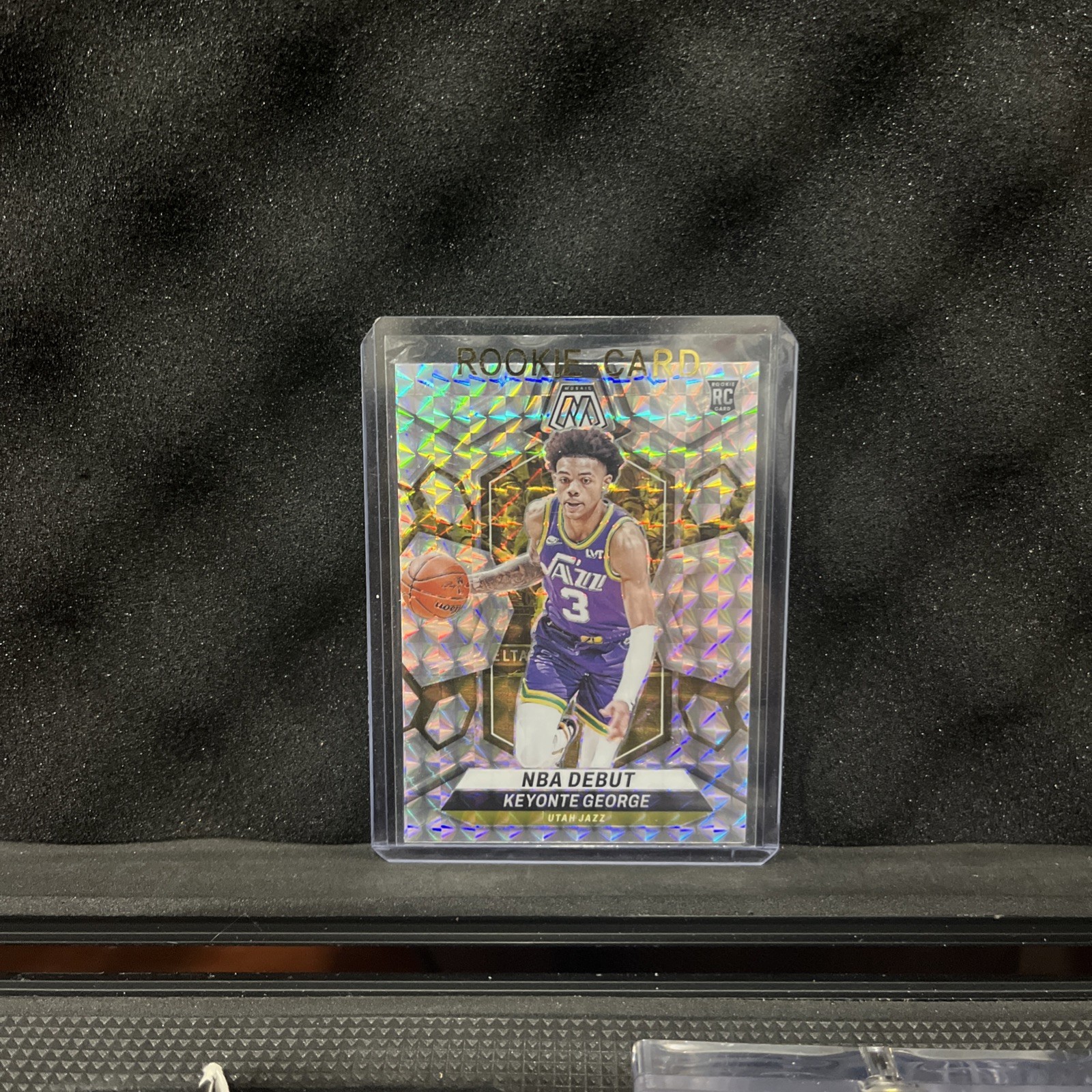 KEYONTE GEORGE 2023-24 MOSAIC NBA DEBUT ROOKIE INTERNATIONAL PRIZM RC Q5976