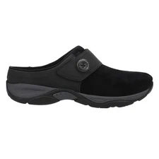 Easy Spirit Edline Mules Womens Black Flats Casual E-EDLINE-001