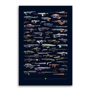 Destiny 2: Exotic Weapons Poster - Bungie