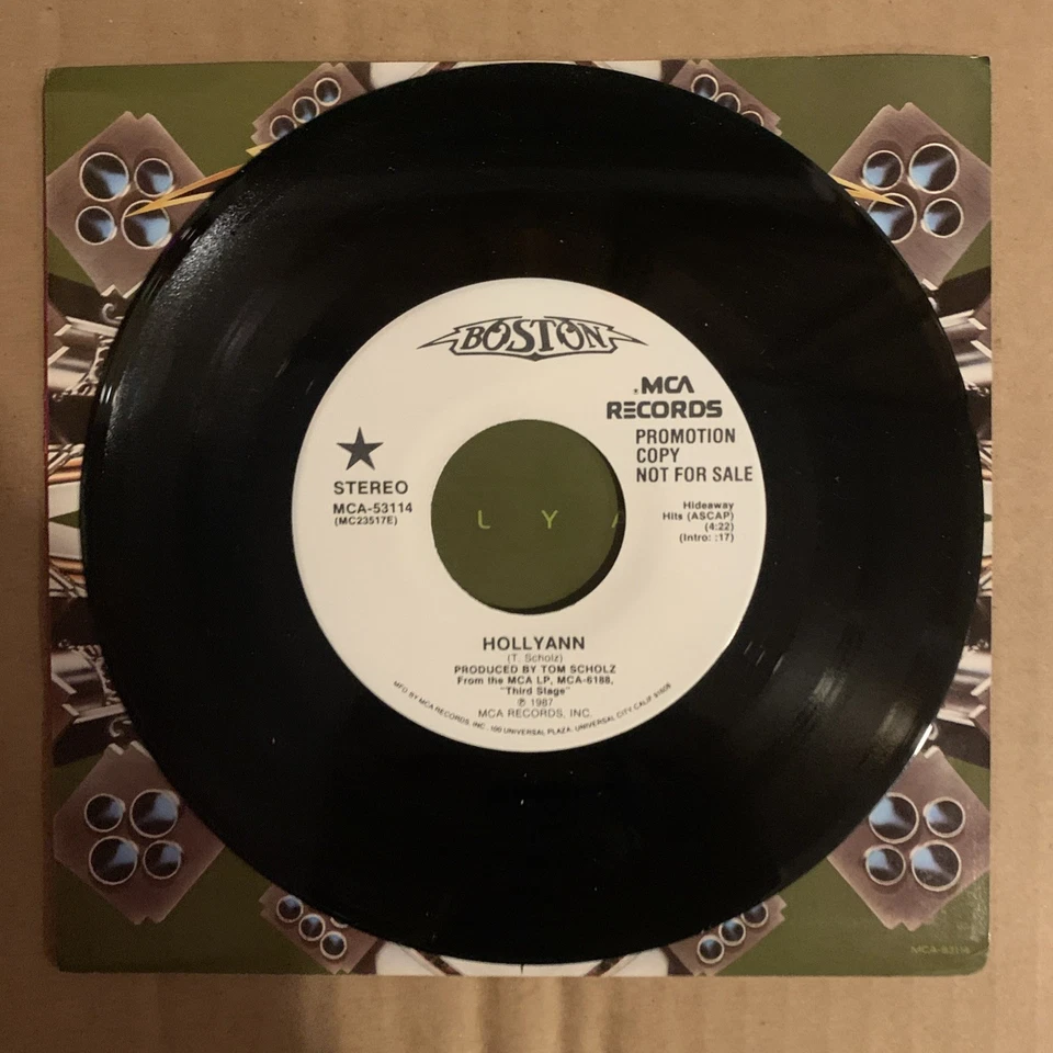 Boston, 45 rpm, Promo, VG+, Hollyann, MCA-53114 - Image 3 of 3