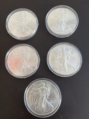 (5) 2014 Silver Eagles BU