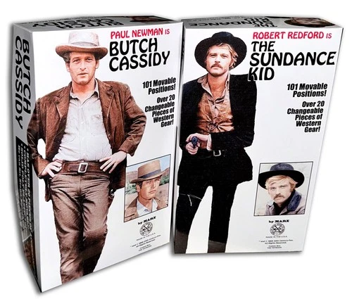 Set of 2: MARX BUTCH CASSIDY & SUNDANCE KID Boxes (BOXES ONLY!)