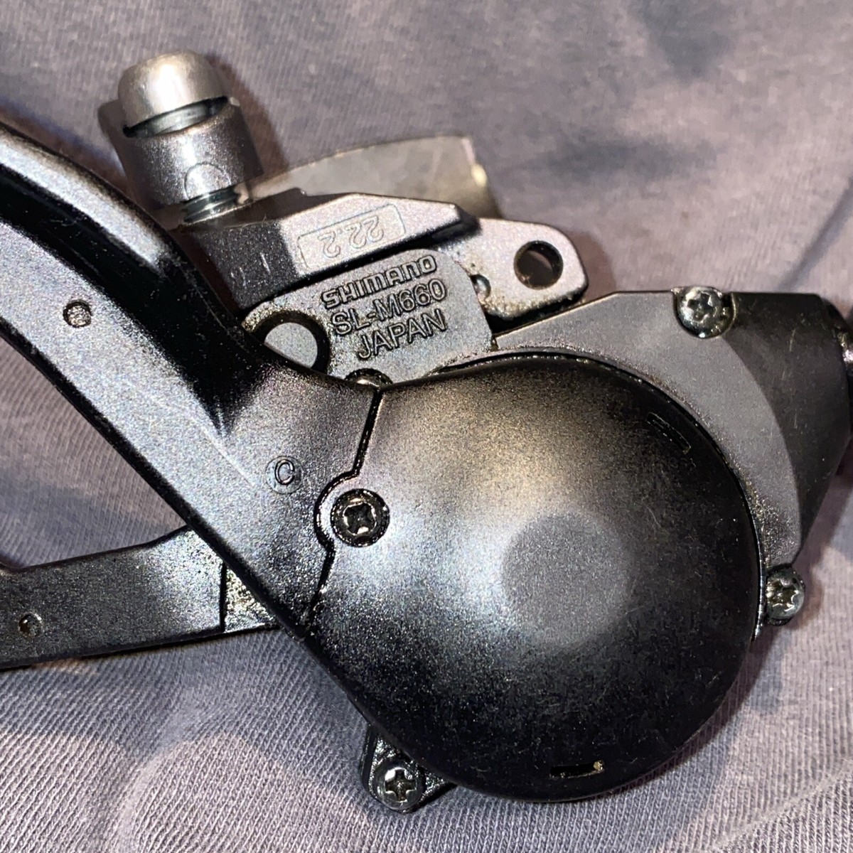 Shimano SLX SL-M660 3 Speed Left Hand Side Shifter Black Trigger