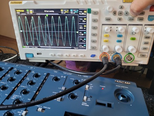 Serviced Tascam 414 MKII Portastudio 4 Track Two Speed Recorder Cassette Vintage - Picture 13 of 18