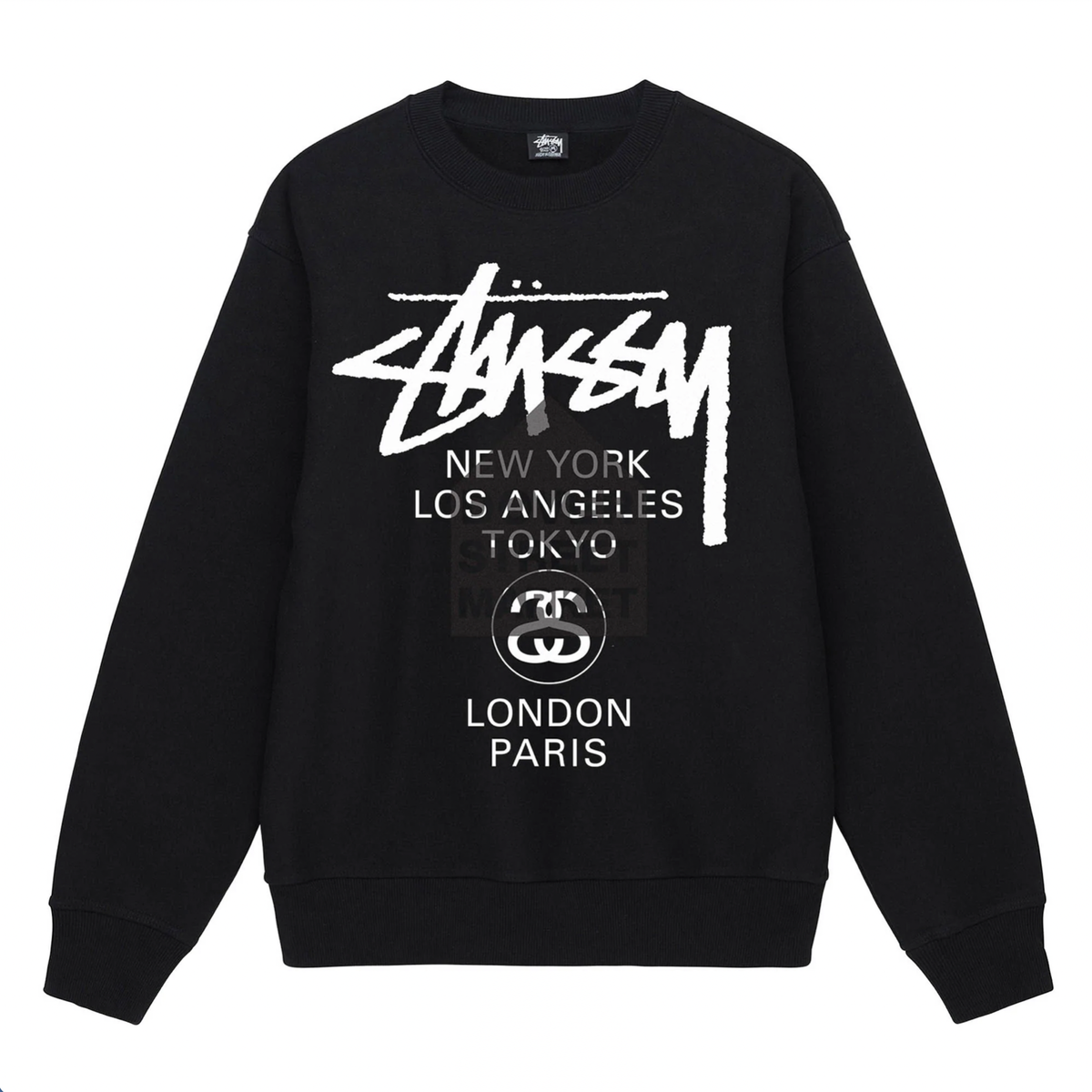 New NWT Dover Street Market DSM x Stüssy World Tour Crewneck New NWT Dover Street Market DSM x Stüssy World Tour Crewneck