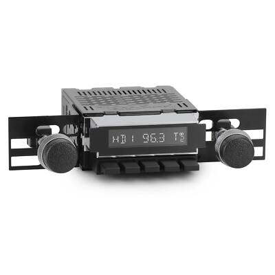 1965-67 Dodge Coronet Redondo RS Radio RetroSound AUX AM FM Black