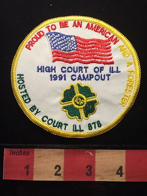 INDEPENDENT ORDER OF FORESTERS IOF PATCH 1991 Illinois Campout C654