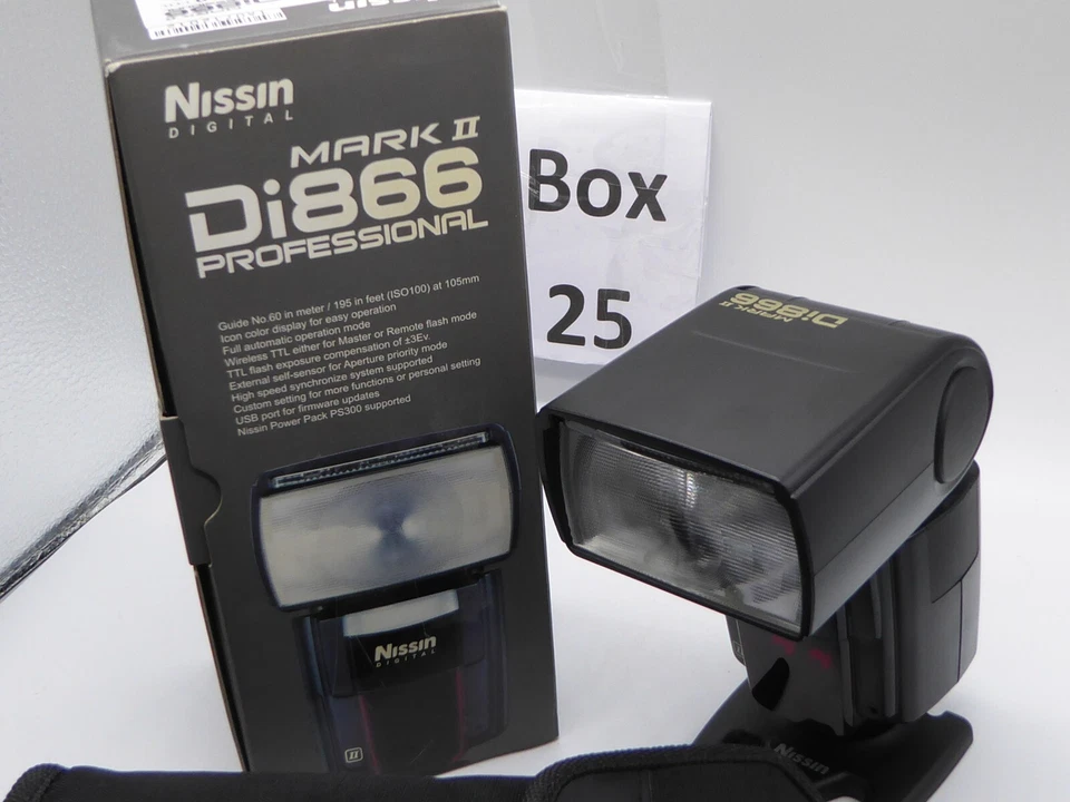 Nissin Di866 MARK II Shoe Mount Flash (Nikon Mount) near mint. fully tested - Image 2 of 2