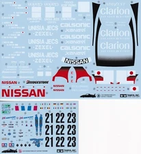 Tamiya's Decals for 1/24 NISSAN R390 GT1.Item24192 from Japan