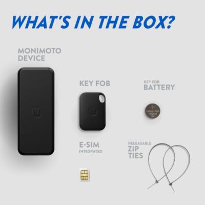 MoniMoto 9 Motorcycle Tracker & Smart GPS Alarm Theft Alert System