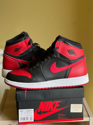 2016 Nike Air Jordan 1 Retro High OG Bred Banned 7 40 OFF Travis Mid Chicago
